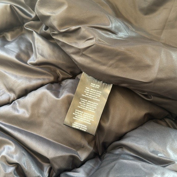 DKNY Quilted Velvet Ultra Soft Puffer Jacket Coat Hunter Green Men's Size XL - Picture 6 of 6